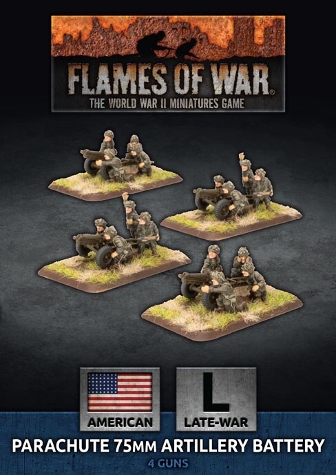 Flames of War - Parachute 75mm Artillery Battery (UBX66)