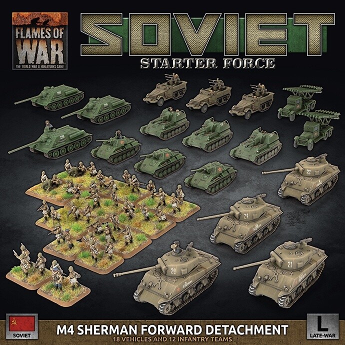 Flames of War - Soviet M4 Sherman Forward Detachment (SUAB16)