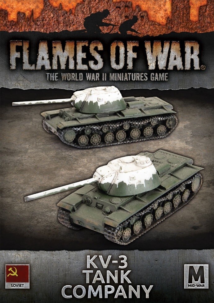 Flames of War - KV-3 Tank Company (SBX82)