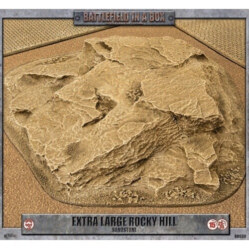 Battlefield in a Box: Extra Large Rocky Hill - Sandstone (BB639)