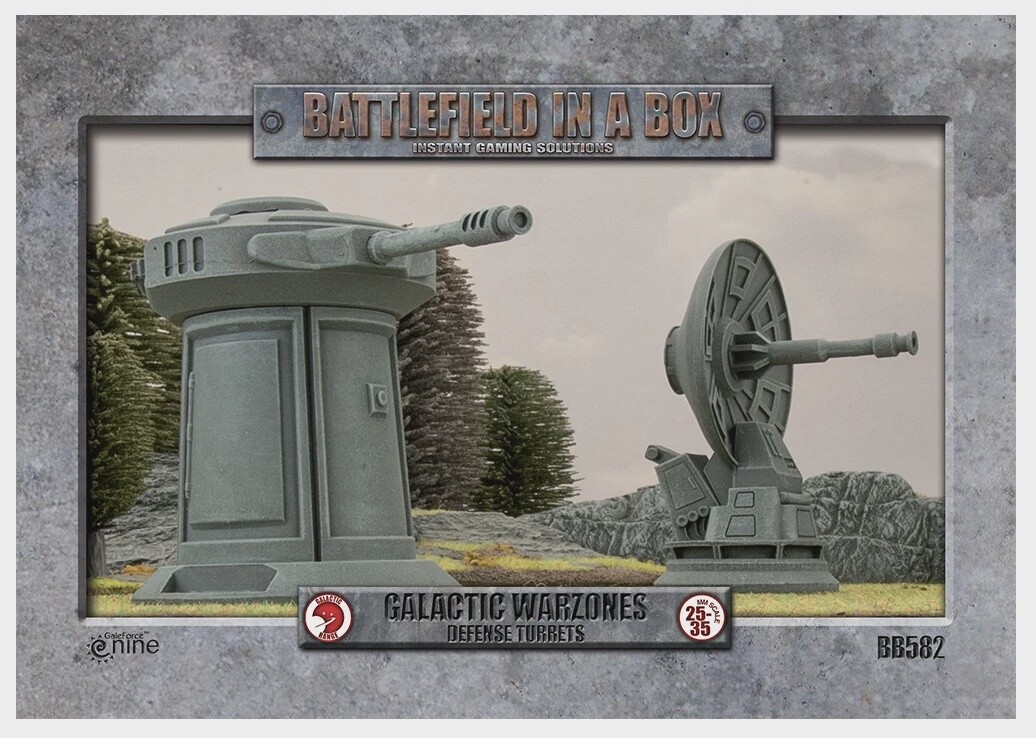 Battlefield in a Box: Galactic Warzones - Defense Turrets (BB582)