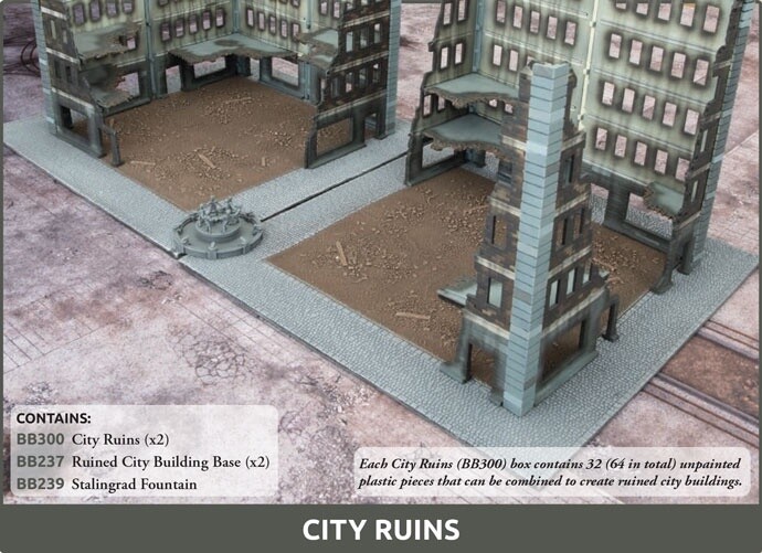 Battlefield in a Box: Eastern Front Ruined City Bundle (FW257-BB06)