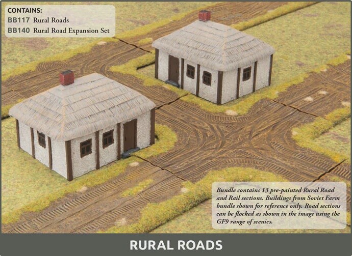 Battlefield in a Box: Eastern Front: Rural Roads Terrain Bundle (FW257-BB04)