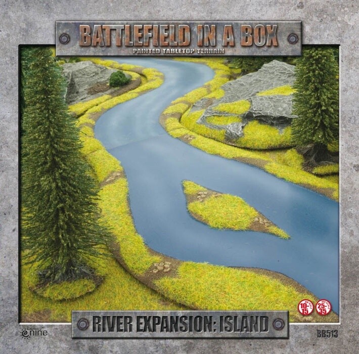 Battlefield in a Box: River Expansion - Island (BB513)