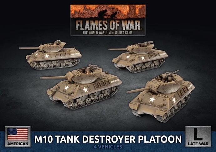 Flames of War - M10 Tank Destroyer Platoon (UBX72)