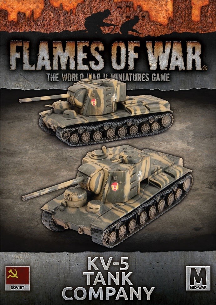 Flames of War - KV-5 Tank Company (SBX83)