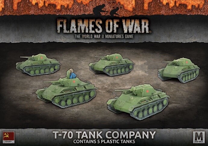 Flames of War: T-70 Tank Company (SBX55)