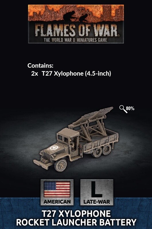 Flames of War - T27 Xylophone Rocket Launcher Battery (US145)