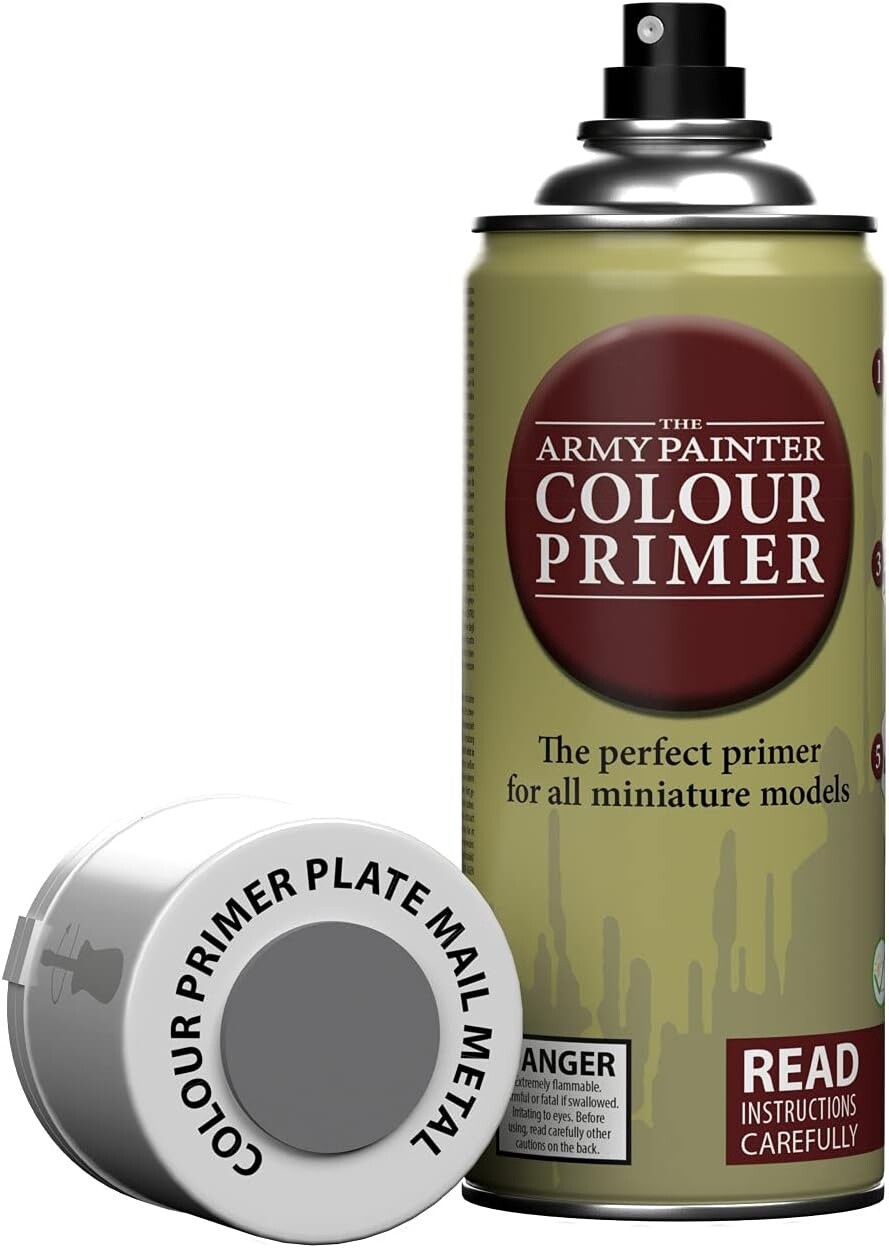 Army Painter: Spray Paint - Plate Mail Metal Primer