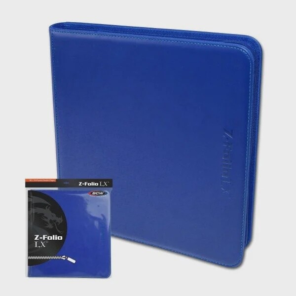 BCW: Z-Folio 12-Pocket LX Album - Blue