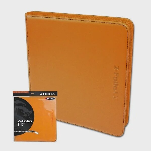 BCW: Z-Folio 12-Pocket LX Album - Orange