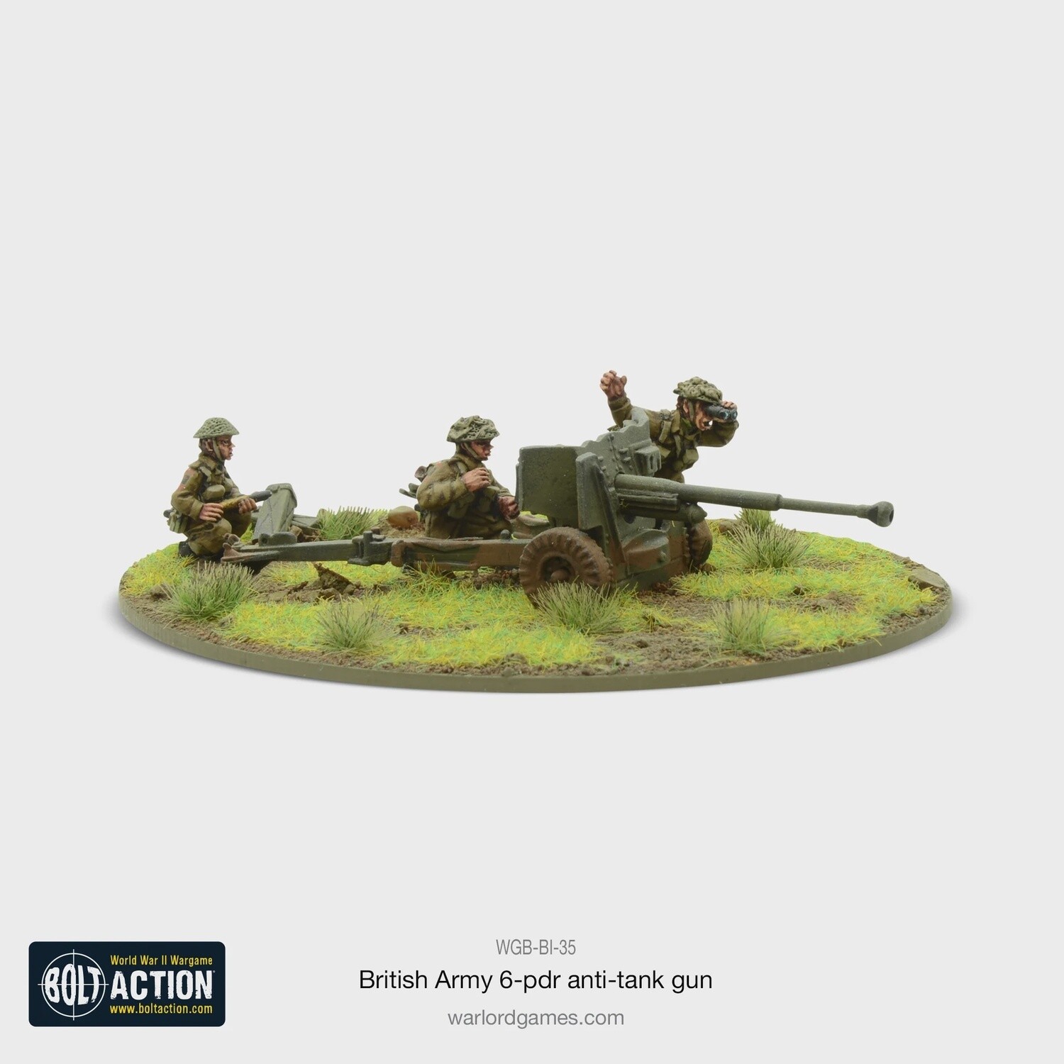 Bolt Action - British Army 6 PDR ATG