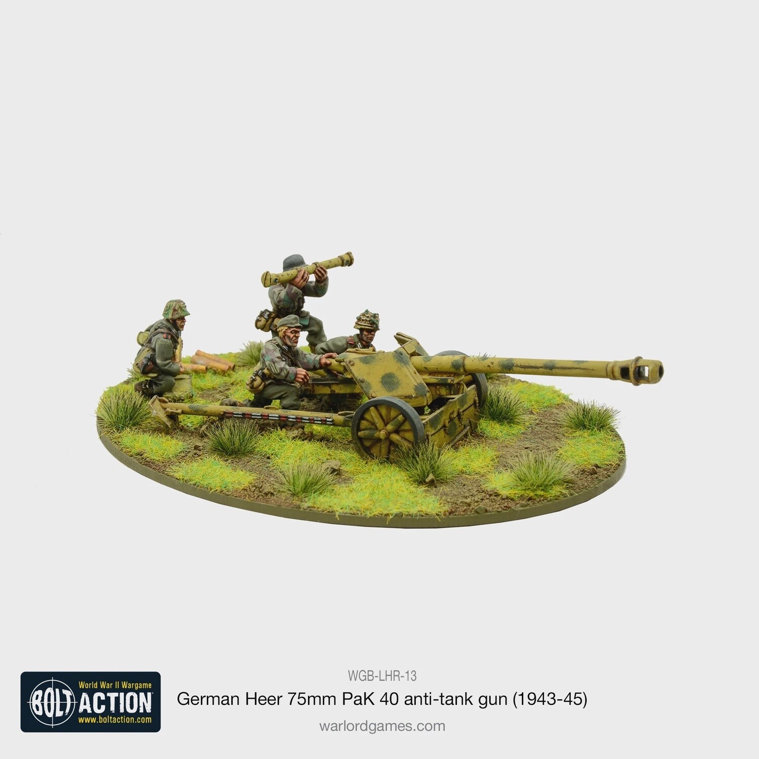 Bolt Action - Heer 75mm PaK 40 Anti-Tank Gun (1943-45)