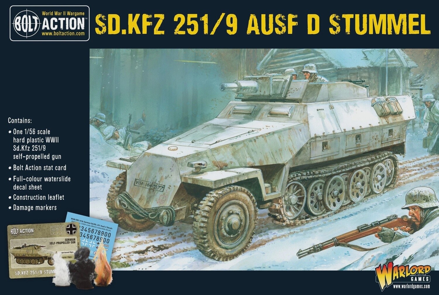 Bolt Action - Sd.Kfz 251/9 Ausf D. Stummel