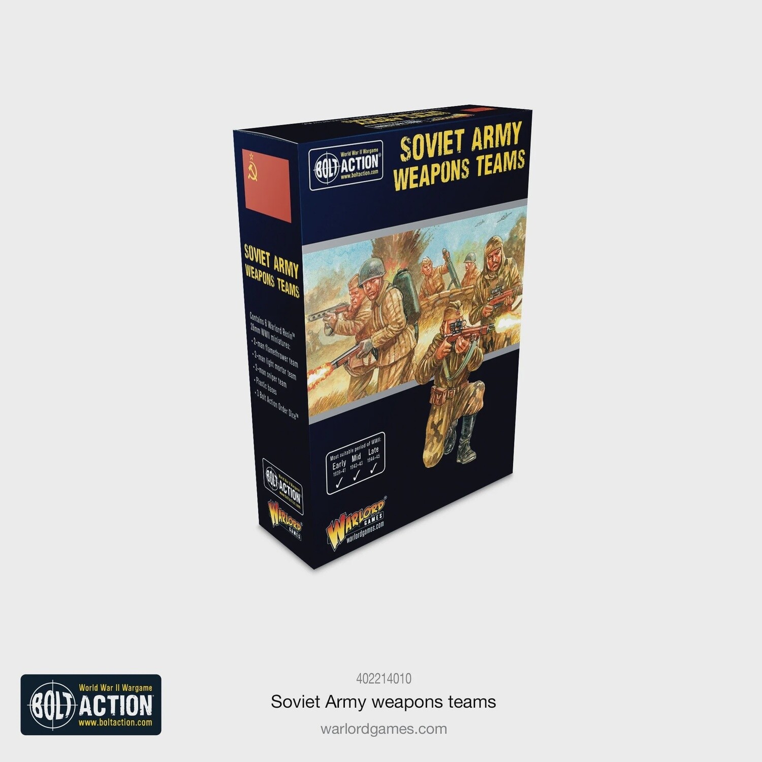 Bolt Action - Soviet Army Light Mortar and Flamethrower