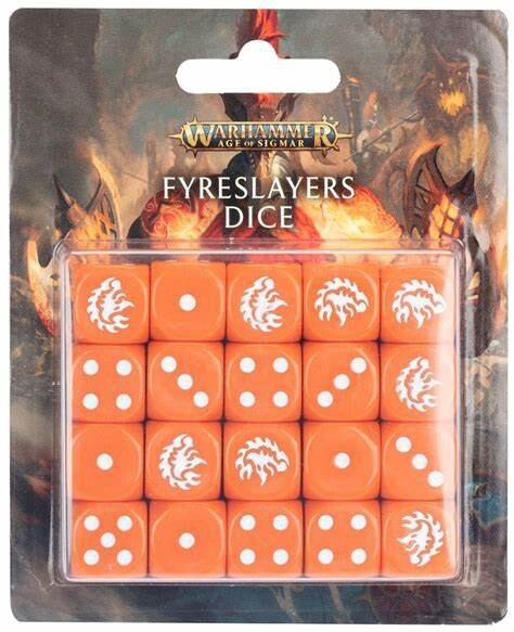 AoS:Fyreslayers: Dice Set