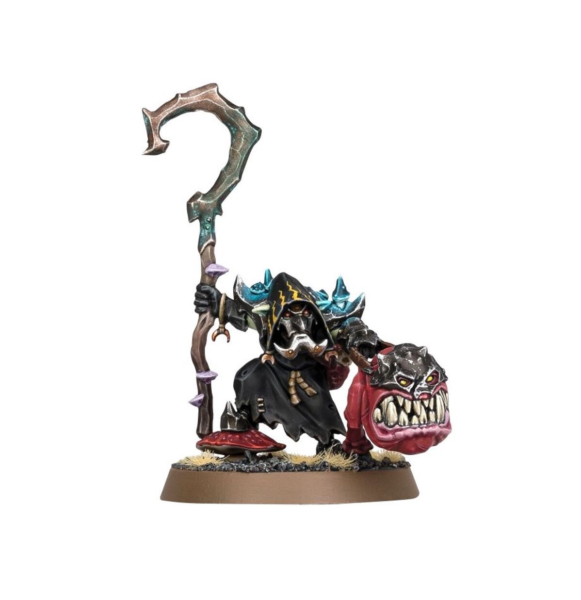 AoS:Gloomspite Gitz: Squigboss with Gnasha-squig