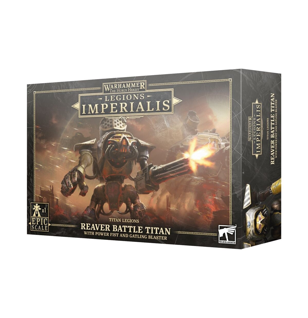Legions Imperialis: Reaver Battle Titan with Gatling Blaster and Power Fist