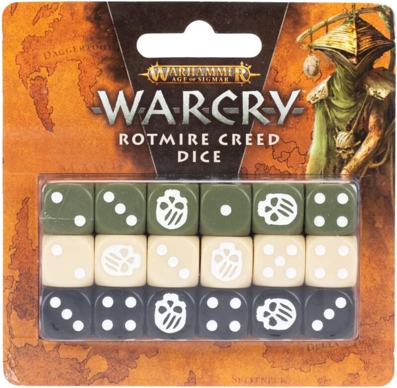 Warcry: Rotmire Creed Dice