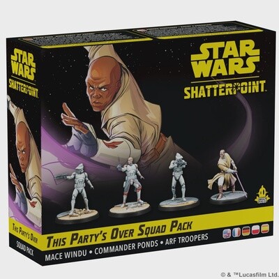 Star Wars: Shatterpoint - This Party&#39;s Over - Mace Windu Squad Pack