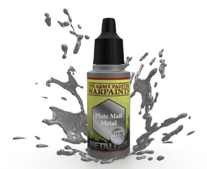 Army Painter: Warpaints: Plate Mail Metal (100% match) 18ml