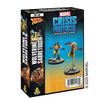 Marvel Crisis Protocol: Wolverine &amp; Sabertooth