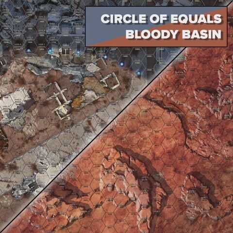BattleTech Battlemat: Strana Mechty - Circle of Equals/Bloody Basin