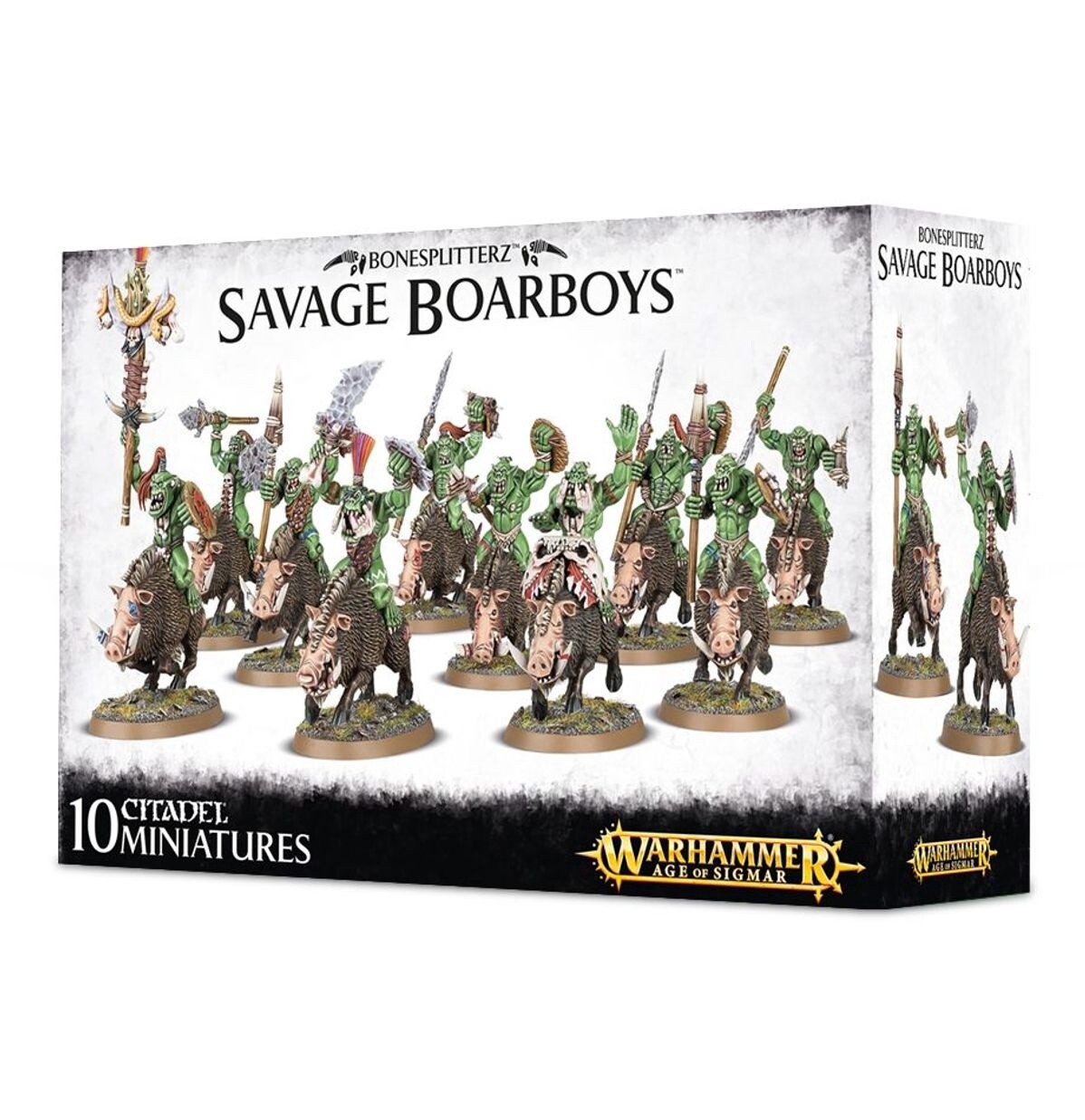 AoS:Orruk Warclans: Bonesplitterz Savage Boarboys