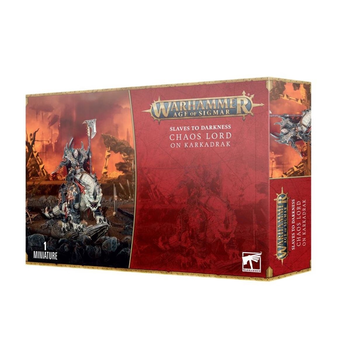 AoS:Slaves To Darkness: Chaos Lord on Karkadrak