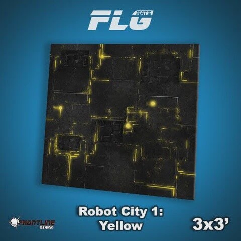 FLG Mats: Robot City 1: Yellow 3x3