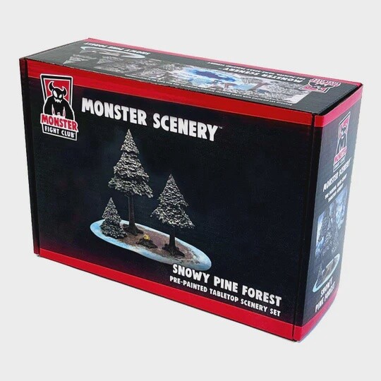 Monster Scenery - Snowy Pine Forest