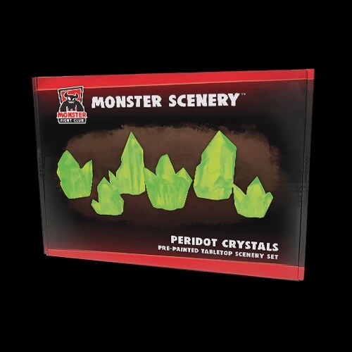 Monster Scenery - Peridot Crystals