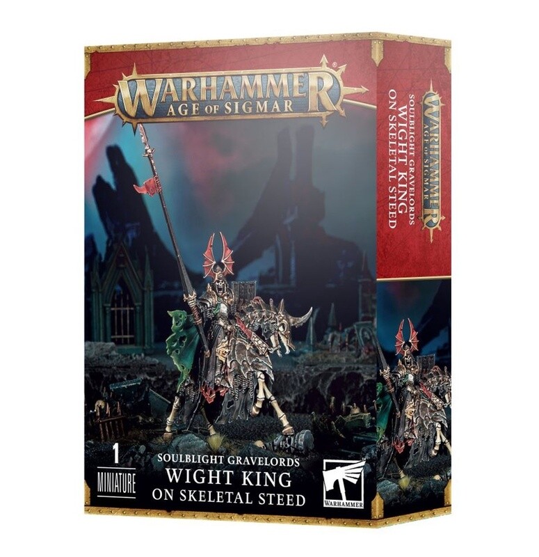 AoS:Soulblight Gravelords: Wight King on Skeletal Steed