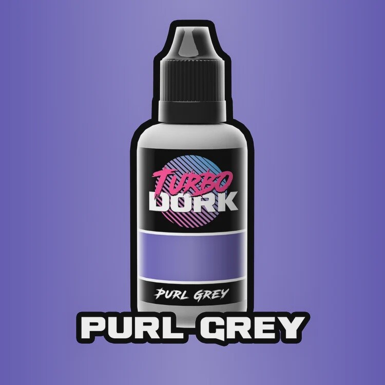 Turbo Dork: Purl Grey Metallic Paint 20ml bottle