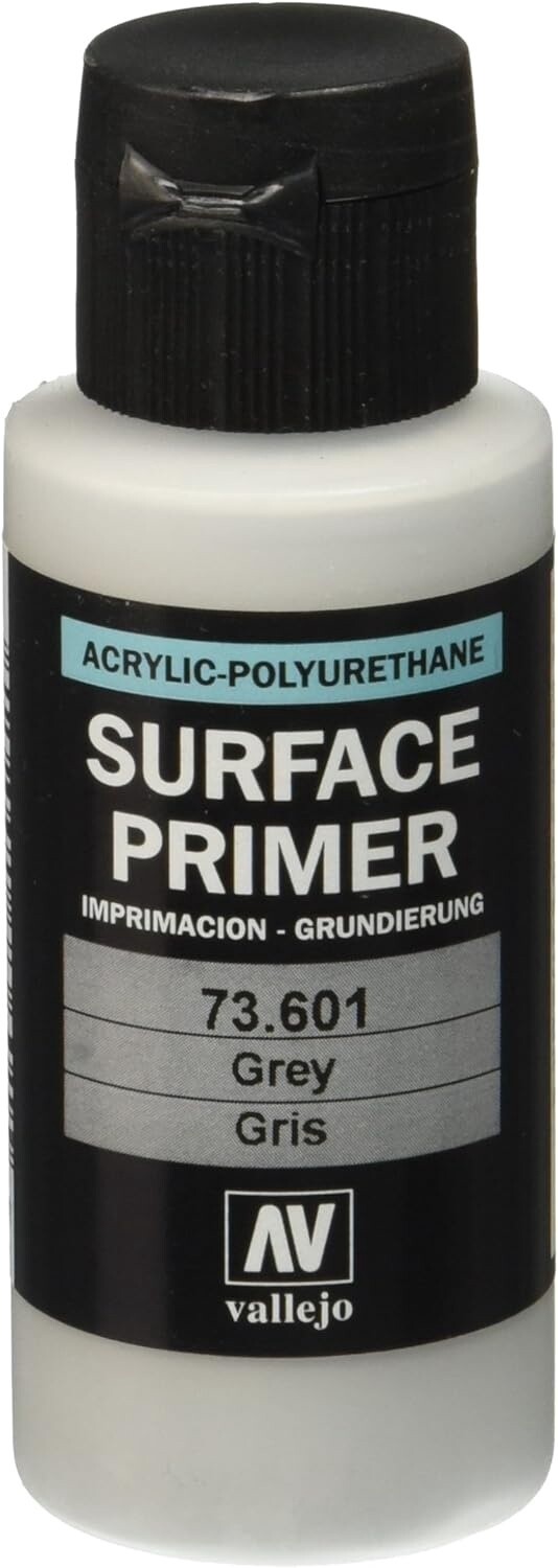 Vallejo: Surface Primer - Grey: 60ml bottle