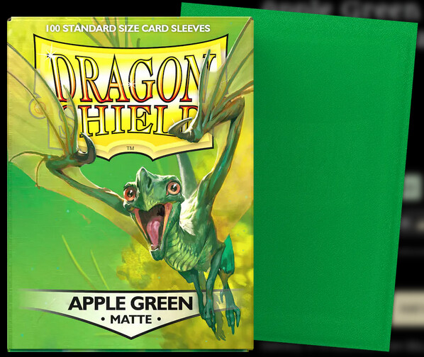 Dragon Shield - Apple Green - Matte Sleeves (100)