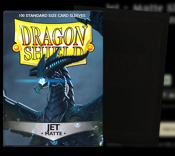 Dragon Shield - Jet - Matte Sleeves (100)