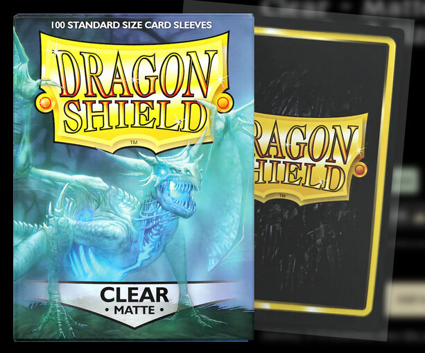 Dragon Shield - Clear - Matte Sleeves (100)