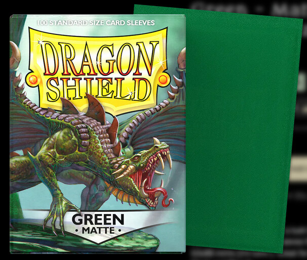 Dragon Shield - Green - Matte Sleeves (100)