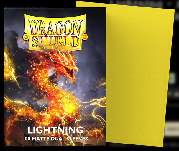 Dragon Shield - Lightning - Matte Dual Sleeves (100)