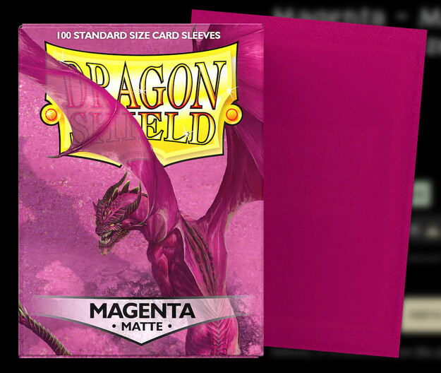 Dragon Shield - Magenta - Matte Sleeves (100)