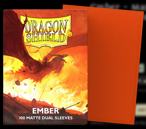Dragon Shield - Ember - Matte Dual Sleeves (100)