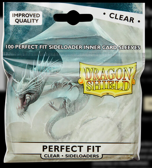 Dragon Shield - Perfect Fit Side Load - Clear (100)