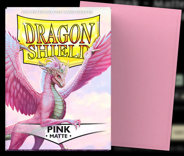 Dragon Shield - Pink - Matte Sleeves (100)