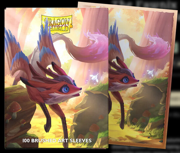 Dragon Shield - The Fawnix - Brushed Art Sleeves - Standard Size