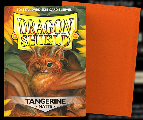 Dragon Shield - Tangerine - Matte Sleeves (100)