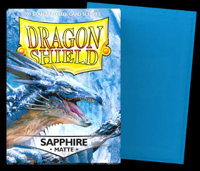 Dragon Shield - Sapphire - Matte Sleeves (100)