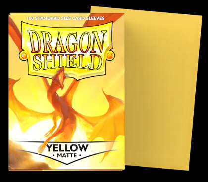 Dragon Shield - Yellow - Matte Sleeves (100)