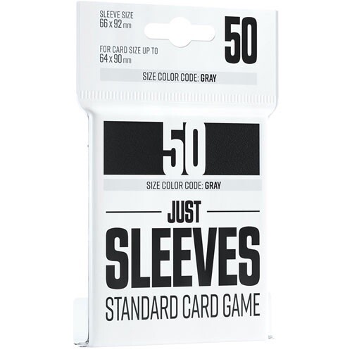 Gamegenic Just Sleeves Standard Card Game - Black
