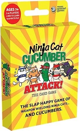 Board Games: Ninja Cat Cucumber Attack! The Card Game